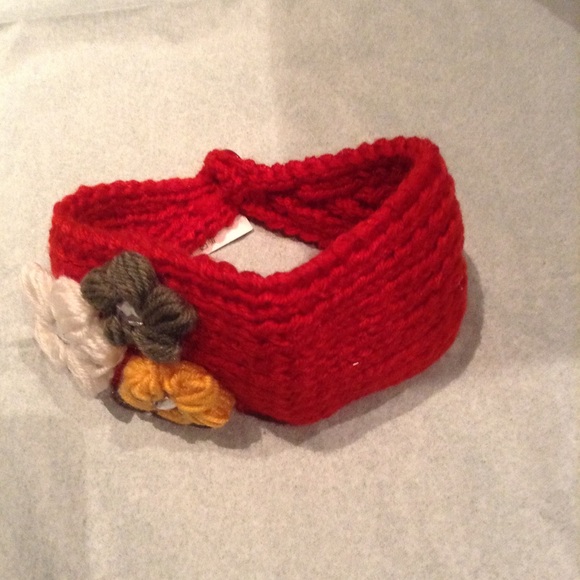 🚫SOLD Rust Color Crochet head band - Picture 3 of 3
