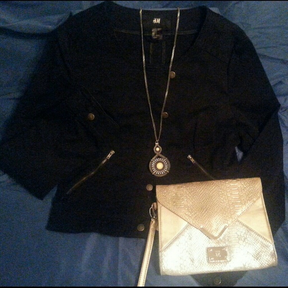 *H&M* Motorcycle Style Jacket - Picture 1 of 4