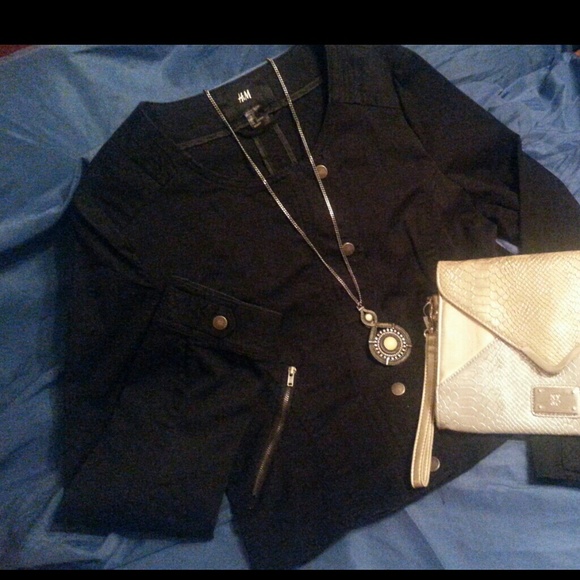 *H&M* Motorcycle Style Jacket - Picture 3 of 4