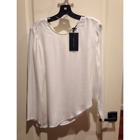 ZARA white top