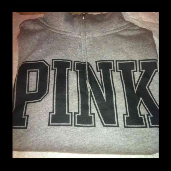 Pink half zip