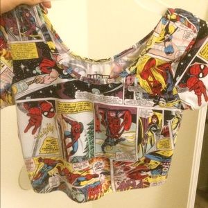 Spider-Man crop top
