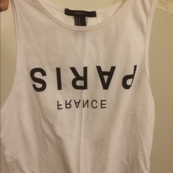 Paris crop top