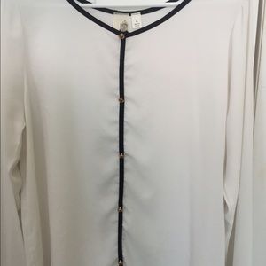 Francesca's fo-button down blouse