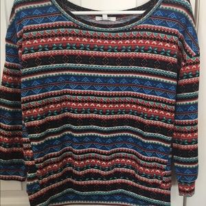 Aztec 3/4 Sleeve Sweater