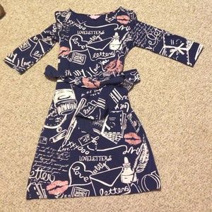 Lilly Pulitzer love letters dress xs