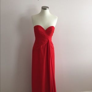 FAVIANA RED PROM DRESS