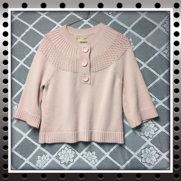 Pink Sweater Top-$10.00