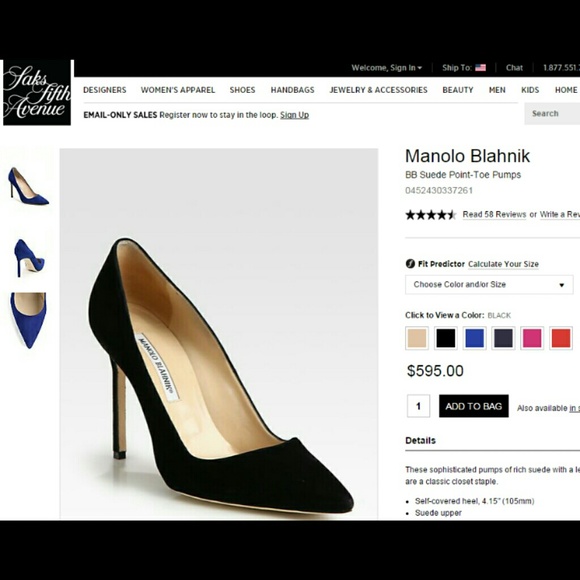 Manolo Blahnik Shoes - BOGO sale!