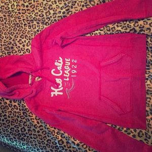 pink Hollister sweatshirt