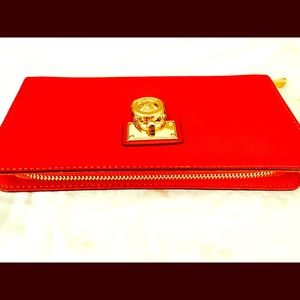 AUTHENTIC MICHAEL KORS WALLET IN ORANGE