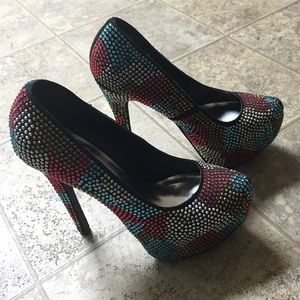 Brand new* glitter glam heels !!