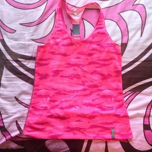 UA Workout Tank Cancer Awareness Sz S