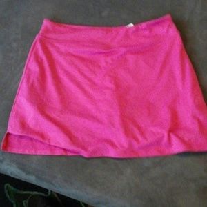Tennis skirt with shorts underneath