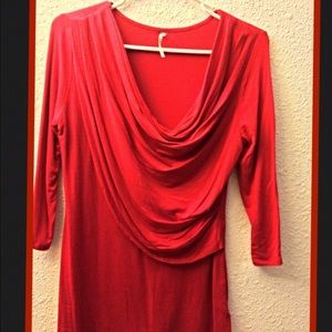 Red dressy top