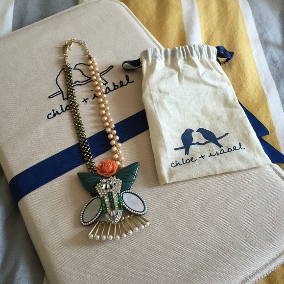 C+I La Belle Rose Collage Necklace