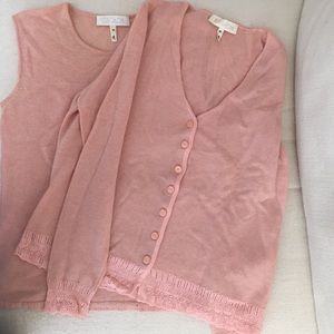 Escada cashmere cardigan set