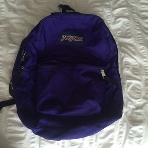 Purple Jansport Backpack