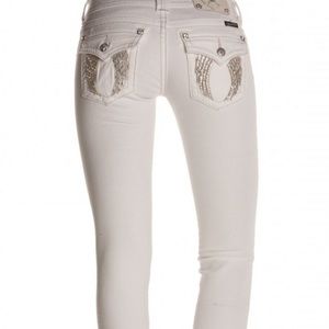AUTHENTIC GORGEOUS WHITE MISS MEE SKINNY JEANS