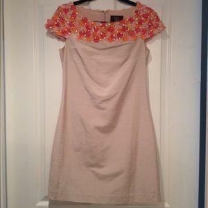 SALE! Hera hand embroidered sheath Size 4