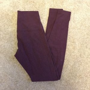 lululemon wunder under roll down cotton pant