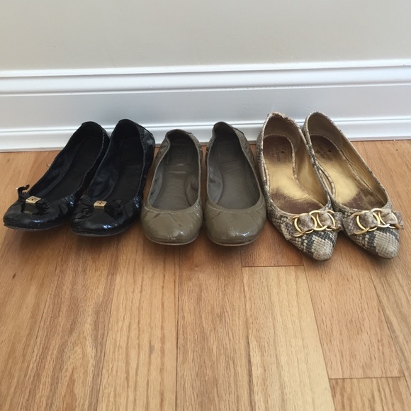 Tory Buch and Kate Spade Flats