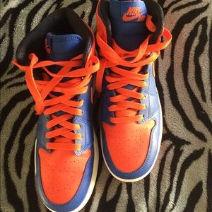 Air Jordan 1 retro orange and blue