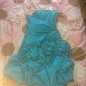 Formal Strapless Short Dress