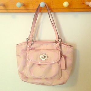 Small Coach Purse Baby Pink