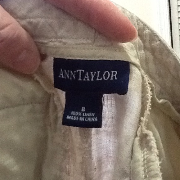 Anne Taylor Linen Capris - Picture 4 of 4
