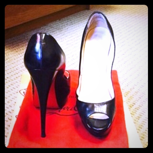 Christian Louboutin Lady Peep Leather 150mm