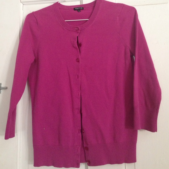 Pink/ Fuschia Maurice's Cardigan size L