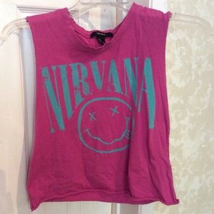 Nirvana Muscle Tank top