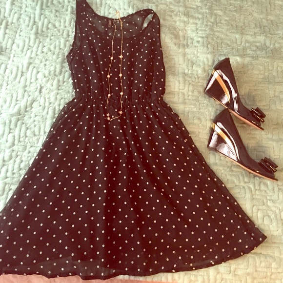 Black Polka Dot H&M Dress