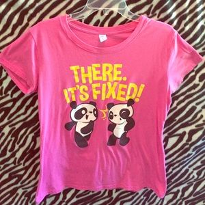 Pink panda shirt