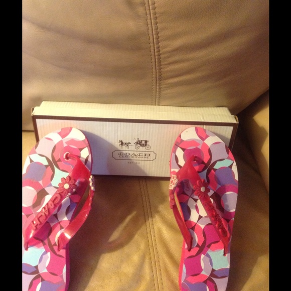 Coach Flip Flops