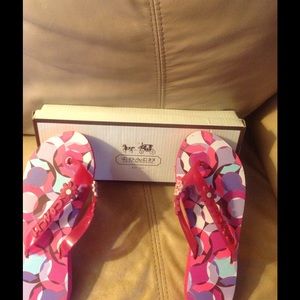 Coach Flip Flops