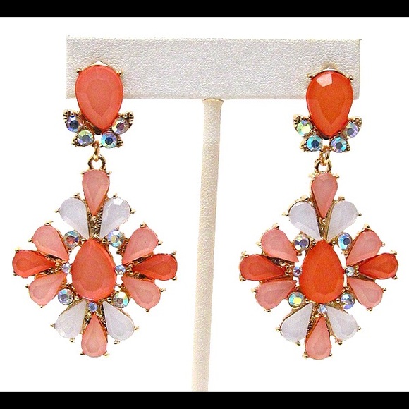 Coral Drop earrings