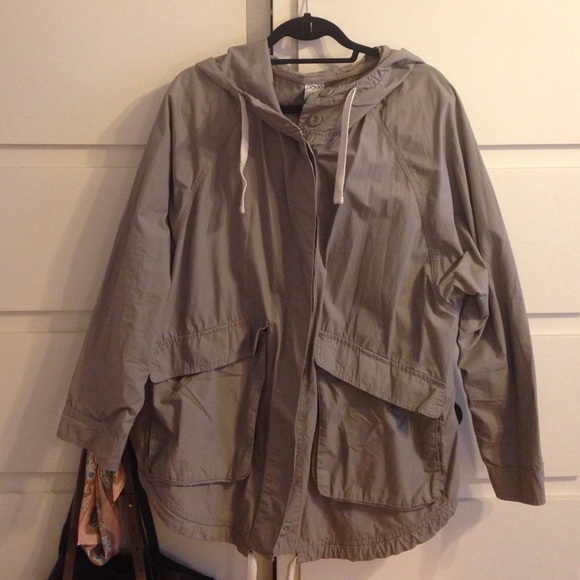Gray light cotton jacket