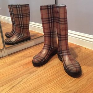 Brand new Burberry rain boots.