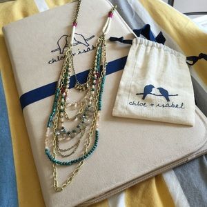 C+I Casablanca Long Statement Necklace
