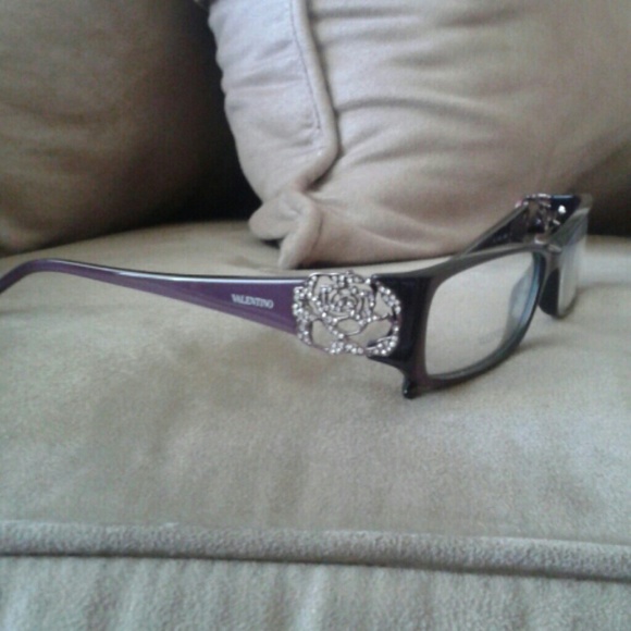 Valentino Purple Eyeglass Frame