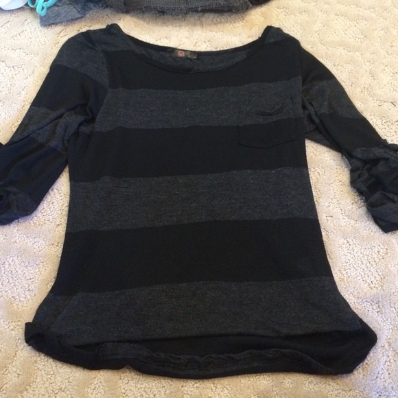 Black and grey long sleeve