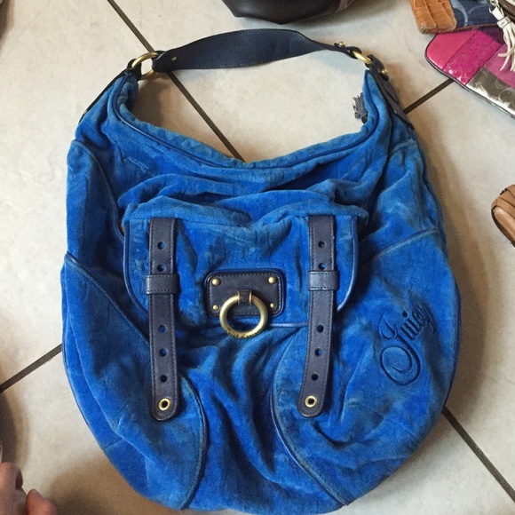 Juicy couture blue big purse!