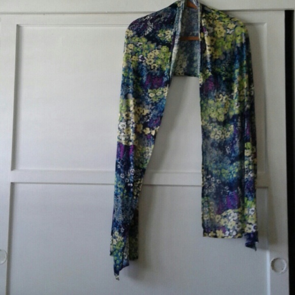 Free with any purchase.  Rayon scarf