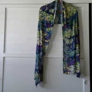 Free with any purchase.  Rayon scarf