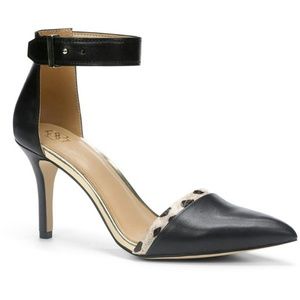 Ann Taylor Juliette ankle strap heel