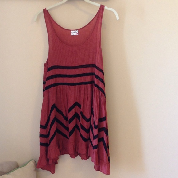 Free People Voila and Lace Slip Dress