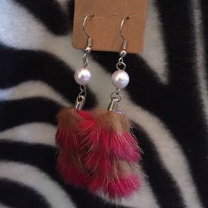 Feather earrings