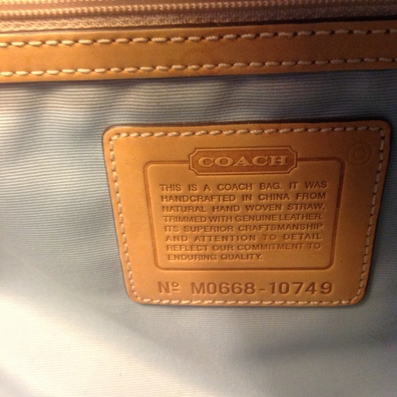 Authentic Coach Tote - Picture 3 of 3